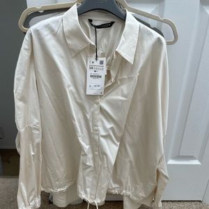 Zara button-down with tie